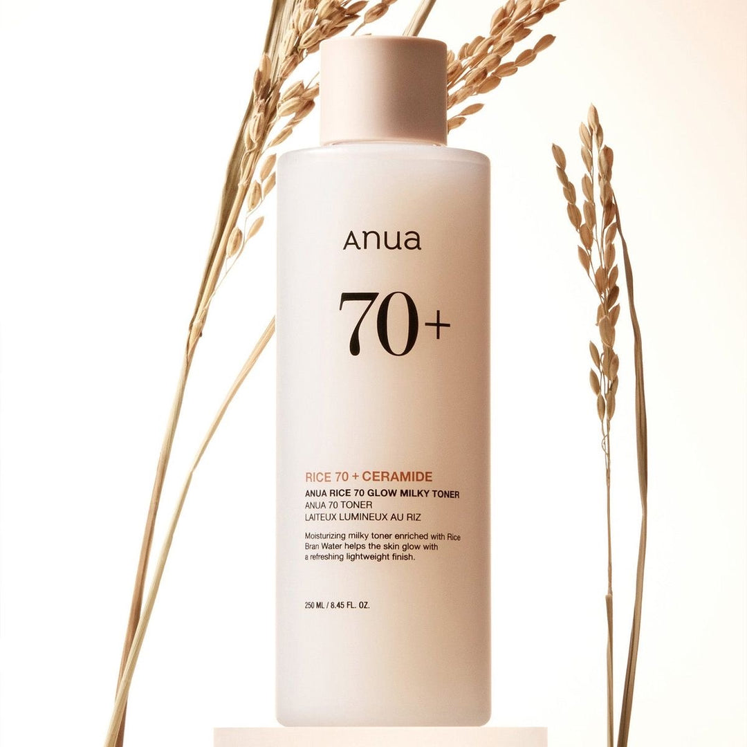 ANUA Rice 70+ glowy milky toner