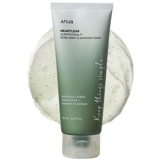 ANUA - Mousse nettoyante en profondeur Heartleaf Quercetinol Pore - 150ml