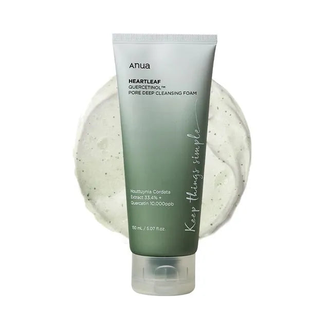 ANUA - Mousse nettoyante en profondeur Heartleaf Quercetinol Pore - 150ml